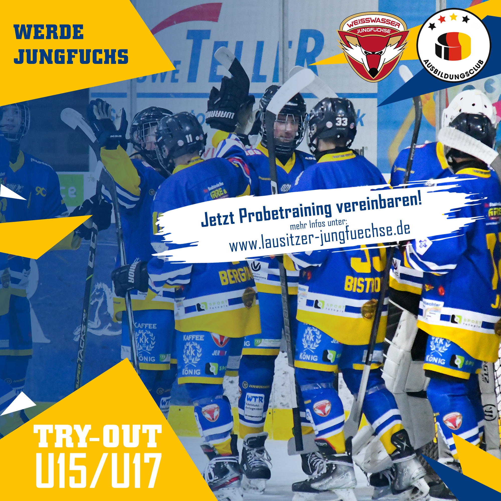 Werde Jungfuchs - U15 & U17 suchen Verstärkung!